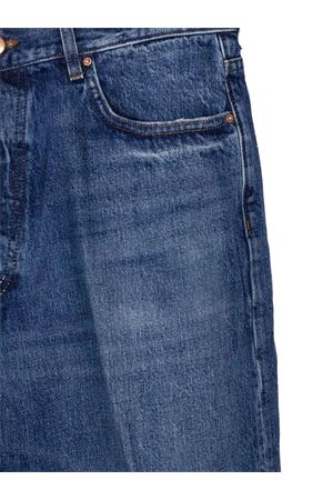 Denver medium-blue cotton denim jeans DON THE FULLER | DENVERDTFLORBM2S6015